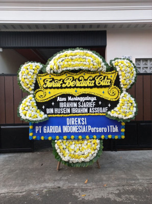 Papan Bunga Duka di Wonokerto