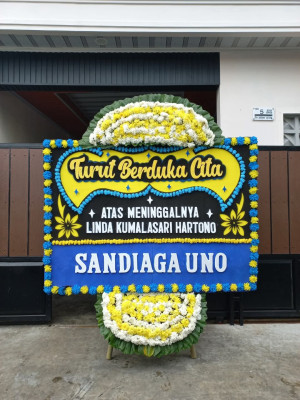 Papan Bunga Duka di Wonokerto